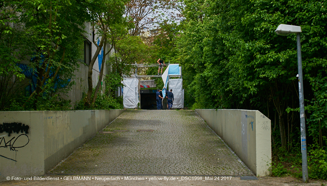 24.05.2017 - Abrissbaustelle Quiddezentrum in Neuperlach